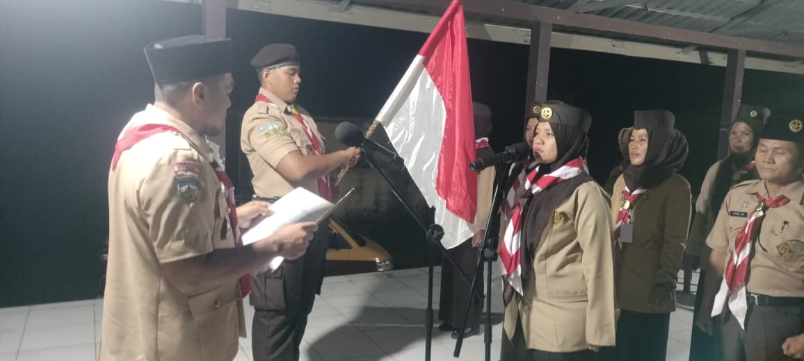 Lantik Ka.Mabiran Nalo Tantan, Kak Fahmi : "Mabiran harus sinergi dengan Kwarran membangun generasi Muda di Nalo Tantan"