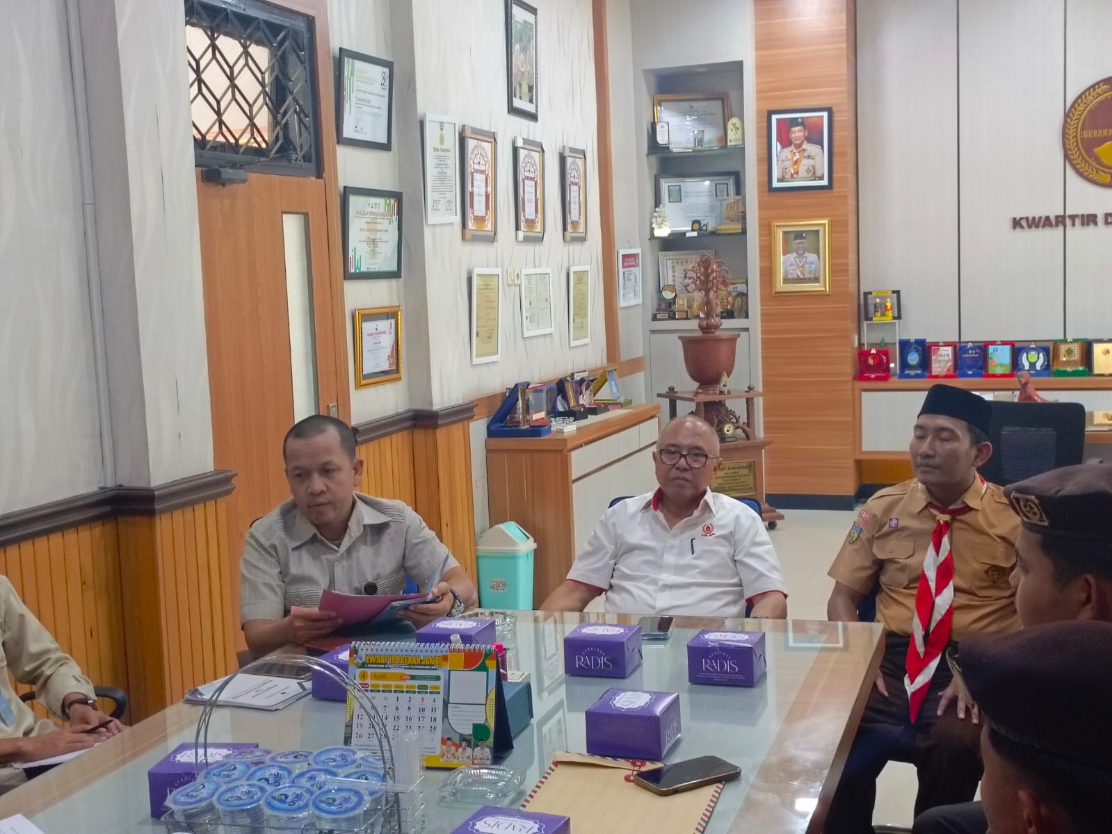 KWARDA JAMBI TERIMA AUDIENSI PENGURUS GUDEP INSTITUT ISLAM ALMUJADDID TANJAB TIMUR