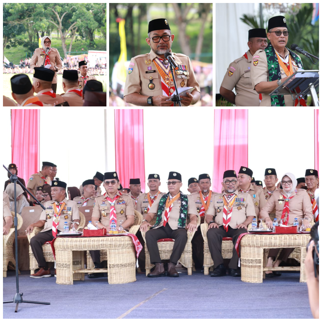 Ka. Kwarnas Pimpin Langsung Apel Besar Hari Pramuka ke-64 Tingkat Kwarda Jambi