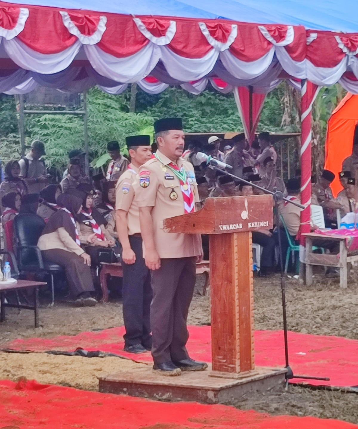 Ka. Kwarda Jambi Hadiri Pembukaan Jambore Cabang Kerinci Tahun 2026